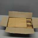 OUTUXED 60pcs 5.25x3.2x8in Small Gift Bags, Brown Paper Bags with Handles Bulk for Gift, Shopping, Birthday, Wedding, Business Party (Kraft) (1 count (Pack of 60))
