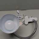 Desk lamp Eye-Caring Table Lamps, 360Rotation Gooseneck Clip on Lamp Reading Light Portable Reading Book Light Clamp Study Desk Lamps for Bedroom and Office Home Lighting (White)