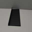 WINFFOR Comfortable Computer Keyboard Stand - Ergonomic Keyboard Riser Acrylic Tilted Keyboard Holder for Easy Typing&Working at Home Office - Fits All Keyboard Sizes - 17'' Wide (Matte Black)