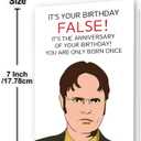 3 x Funny Birthday Card & Gifts for Men Husband Boyfriend Him, Happy Bday Card (A-5-FALSE)