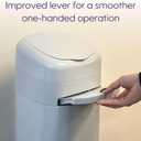 Litter Genie XL+ Pail | Cat Litter Waste Disposal System for Odor Control | Includes 1 Jumbo Refill Bag