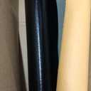 3'5' Black Floor Protector for Home, Waterproof No Spill Vinyl Floor Desk Mat for Office, Plastic Easy Cleaning Area Mat for Hardwood Floor, Kitchen, Pet Feeding Area