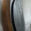 blue page Arched Mirror, Farmhouse Wall Decor Accent, Rustic Wood Framed Mirror Like Window for Bathroom Vanity, Bedroom, Entryway, and Living Room (36"L x 24"W)