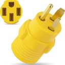 NEMA 6-50P to 14-50R EV Charger Adapter 50A 240V Heavy Duty for Tesla J1772 Level 2 Charging, 3-Prong Male to 4-Prong Female, Works with Welder Generator (Not for RV/Camper)
