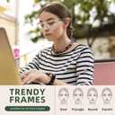 BLOEXCLU 4 Pack Progressive Multi focus Reading Glasses for Men Women TR90 Sports Style Anti-Blue Light Computer Readers