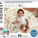 The Honest Company Clean Conscious Training Pants for Sensitive Skin | Hypoallergenic, Fragrance Free | Rompin' & Stompin' + Diggin' It | Size 2T/3T (up to 34 lbs), 66 Count