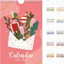 KONVINIT Small Wall Calendar 2025-2026, 20 Months Small Calendar from May 2025 to December 2026, 5.5" x 8.5", Seasonal Wall Calendar 2026 for Home, School & Office Supplies