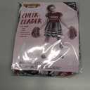 Spooktacular Creations Kids Zombie Cheerleader Halloween Costume, Dead Cheerleader Costume for Girls, Fearleader Outfit (Small(5-7 yrs), Red)