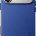 MOFT for iPhone 17 Pro Case- MOVAS Snap Case, MagSafe Compatible, Soft-Touch Vegan Leather, Classic Minimalist Design, Lightweight, Stain-Resistant & Camera Protection, Sapphire