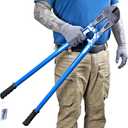 Bolt Cutter with Drop Forged Cr-Mo Alloy Steel Blades,with Ergonomic Handle,Heavy Duty Metal Cutter for Rebars, Chains, Locks, Wires, Bolts, Fence. (30in)