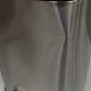 Amazon Basics Smudge Resistant Rectangular Trash Can with Soft-Close Lid, Foot Pedal, Removable Inner Bucket, 5L/1.32 Gal, Brushed Stainless Steel, for Bathroom & Small Space, Satin Nickel Finish