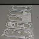 [ MFi Certified ] 5Pack 6ft iPhone Charger Cable, Long Lightning Cable 6 Foot, High Fast 6 Feet iPhone Charging Cable Cord Connector for iPhone 12 Mini 12 Pro Max 11 Pro MAX XS Xr X 6 AirPods (white)