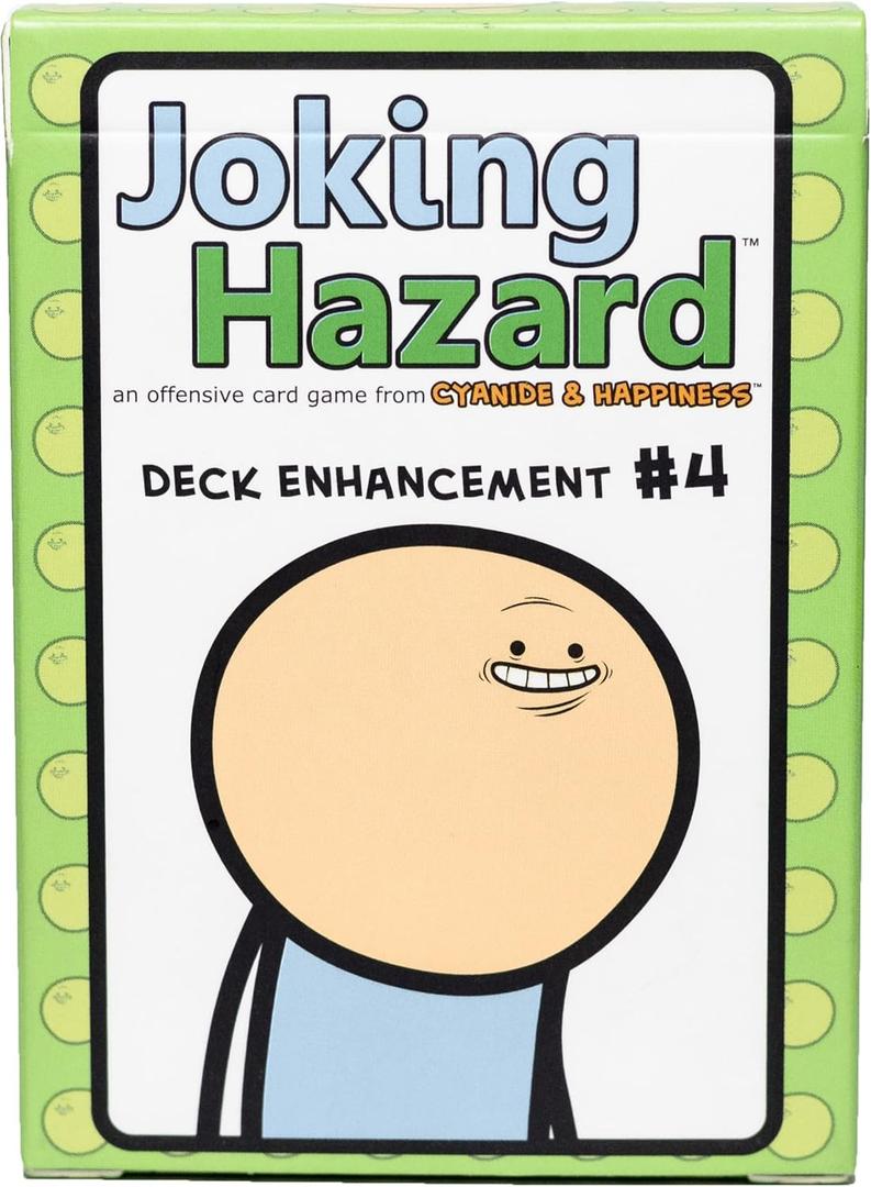 Joking Hazard Deck Enhancement #4 - Expansion Pack for Fun Party Games by Cyanide & Happiness, 100 New Hilarious Comic Cards | Perfect for Game Night