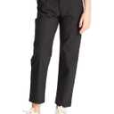 DEVOROPA Youth Boy's Golf Pants Quick Dry Athletic Chino Flat Front Pants Kids School Uniform Clothes Black M (Black, M)
