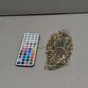 BrizLabs Valentine Fairy String Lights, 33ft 100 LED Color Changing Christmas Fairy Lights with Remote Timer, USB Pink White Fairy Light Music Sync RGB Twinkle Light for Xmas Halloween Party Wedding