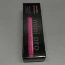 Terviiix Mini Flat Iron Adjustable Temperature, Travel-Size Mini Hair Straightener, Small Flat Irons for Short Hair/Curls Bangs, Ceramic Portable Tiny Hair Curler, Dual Voltage, Auto-Off, Pink, 1/2''