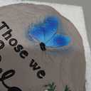 Jetec Memorial Garden Stone Sympathy Gift Decor Those We Love Don't Go Away Memorial Bereavement in Memory of Loss of Loved One Condolence Gifts for Outdoors(10 Inch)