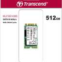 Transcend MTS430 512GB M.2 2242 SATAIII SSD with Dram Cache, Up to 560MB/s, Compatible with Ultrabook/Laptop/PC/Desktop, 3D TLC NAND Flash Internal SSD, LDPC Error Correction, SLC Cache, B+M Key