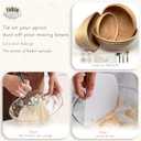 Natural Unbleached Banneton, Sourdough Bread Proofing Basket Kit, 6,8,9,10 Inch Basket with BreadMaking Baking Supplies Tools, Banneton Basket Gift Set - Primary Color