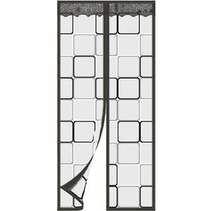 Magnetic Thermal Insulated Door Curtain-Fit Doors Size Up to 36"x96",Waterproof EVA Self-Closing Privacy Door Cover for Doorways, Keep Warm in Winter Cool in Summer, Pet and Kid Friendly