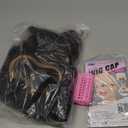 AISI QUEENS Brown Wig with Bangs for Women Long Wavy Hair Wig Brown Highlight Wig Curly Wavy Synthetic Wigs for Girls Daily Party Use (Brown Mixed Blonde)