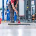 DSV Standard Professional Floor Squeegee for Concrete Floor, 24" Large Heavy Duty Squeegee for Floor, Squeegee Broom for Floor with Telescopic Handle 3057 for Tiles, Garage, Deck, Bathroom, Window