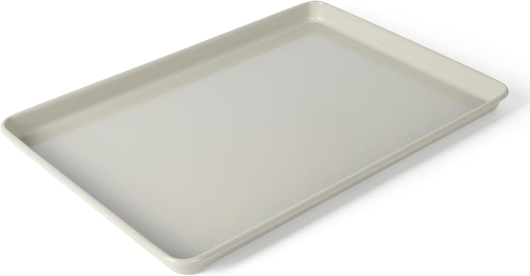 Martha Stewart Gallen 13 x 9 Inch Nonstick Carbon Steel Cookie Sheet - Cool Grey, Pack of 2