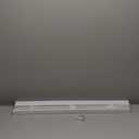 Cordless Light Filtering Mini Blind - 32 Inch Width, 72 Inch Length, 1" Slat Size - Pearl White - Cordless GII Morningstar Horizontal Windows Blinds for Interior by Achim Home Decor