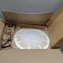 S97017702 Fan Light Grille Assembly Compatible with Broan Nutone15" Round Grill Cover NT0461B000 85968000 Ventilation Fan Light Combos Fits 750,751,N750,8663RP, 8664RP,8663RF,8673RP,VL3668RP