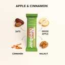 NEOBAR Apple Pie, Apple Cinnamon Probiotic Bars - Plant-Based Vegan Fruit and Nuts Snack Bars, Gluten Free Dairy Free Snacks, No Added Sugar, No Preservatives, Non-GMO |12 Count (EXP 10/01/26)
