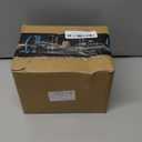 5 Inch / 12cm Wooden Furniture Legs, Set of 4 Mid Century Modern Solid Wood Black Curved Pyramid Square DIY Replacement Feet for Sofa Couch Armchair Bed Recliner Riser