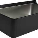 Black Metal Tin Box Lids - Large Containers, Holder for Keeping Car Keys, Cookie, Pencil Case, 8.2 x 4.7 x 2.4 inch