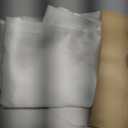 Bedsure Satin Pillowcase with Zipper, Similar to Silk Pillow Cases 2 Pack, Satin King Size Pillow Cases Set of 2, Silky & Soft Pillow Cover for Hair and Skin, Gifts for Women Men, Ivory, 20x36 Inches