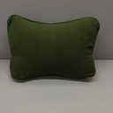 Pat. Pend. Corduroy Ergonomic Lumbar Support Pillow for Sitting Support, Triangle Back Cushion for Sofa, Armchair & Bed, Washable Cover, Avocado Green