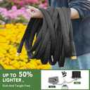 Upgraded 50FT Non-Expandable Garden Hose, Anti-kink, Abrasion and Heat-Resistant Fabric Cover, Lightweight and Easy to Store, Durable Water Hose With 3/4" Metal Fittings for Easy Setup