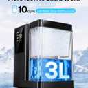 Silonn Countertop Nugget Ice Maker, 40 Lbs Daily Ice Production, | Self-Cleaning Pebble Ice Machine with 3L Removable Water Tank, 12H Timer, Quiet 40 dB Operation for Home, Office & Parties