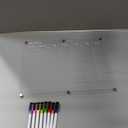 Acrylic Fridge Calendar, Magnetic Monthly Planner with 8 Color Markers, Clear Dry Erase Board for Events/Meetings/Shopping Lists - 14.5 * 11.5''