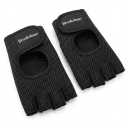 Workout Gloves for Men and Women, Exercise Gloves for Weight Lifting, Cycling, Gym, Training, Breathable and Snug fit (Large, Black)