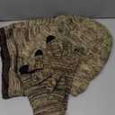 3 Pieces Winter Hat Scarf and Gloves Set for Men and Women, Knit Slouchy Beanie Cap&Neck Warmer&Screen-Touch Texting Gloves Brown