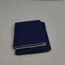 homing Rectangle Vinyl Tablecloth, Waterproof Spillproof Plastic Flannel Backed Table Cloth, Wipe Clean Table Cover for Dining, Buffet Parties and Camping (Navy Blue, 60" x 84")