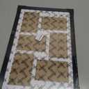 4x6 Picture Frame Collage 6 Openings, Multi Photo Collage Frame 11.5x17.5 Gallery Wall Decor Wooden, Black Frame with White Mat, Wood