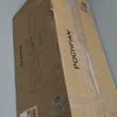 52 Inch Black Ceiling Fans with Lights and Remote, LED Low Profile Flush Mount Ceiling Fan for Bedroom, Living Room, with Quiet DC Motor, Dimmable 6 Speeds