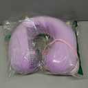 Kids Neck Pillow, Unicorn Kids Travel Neck Pillow for Traveling with Eye Mask, Toddler Travel Essentials for Road Trip Airplane Car Seat, Cute Headrest Memory Foam Pillows for Girl Gift (Pink)