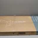 Simple Deluxe L Shaped Desk Gaming Computer 50 Inch Reversible Corner Table PC Work Table for Writing Study Student with Wood Tabletop Metal Frame CPU Stand Side Bag for Home Office Small Place