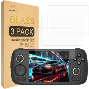 4 x Mr.Shield Screen Protector compatible with Anbernic RG406H [3-PACK] [Tempered Glass] [Japan Glass with 9H Hardness]