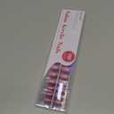 Cat Eye Press on Nails Short - Jofay Fashion Soft Gel False Nails Short Square Fake Nail with Fairy Purple Tamer, Glossy Reusable Full Cover Stick on Nails Kit for Women and Girls, 32 Sizes 160Pcs