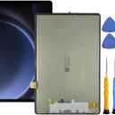 for Samsung Galaxy Tablet S9 FE Screen Replacement for Samsung Tab S9 FE Screen Replacement SM-X518u SM-X510 SM-X516 LCD Display Digitizer Touch Screen Assembly 10.9 inch Black