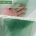 Dark Green Tulle Roll Spool 24 Inch x 100 Yards for Tulle Decoration