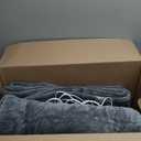 Bedsure Electric Blanket King Size - Dual Control Heated Blanket King Size, Fast Heating with 10 Time Settings & 10 Heat Settings, Warm Gift for Grandma (100x90 inches, Grey)