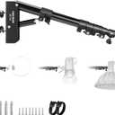 NEEWER Ring Light Wall Mount Boom Arm, 22"-46"/55-116cm 180 Swivel Triangle Light Wall Mounting for Photography Strobe Monolight Softbox Umbrella Reflector, Aluminum Alloy, 6.6lb/3kg Capacity, WB-100